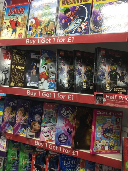 AIBU about gender segregation of annuals in WH Smith?