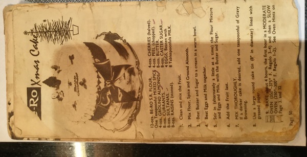 Christmas cake recipe for beginner