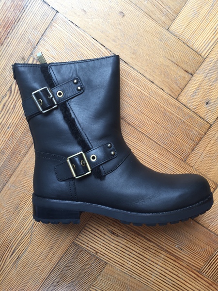 Black biker boots