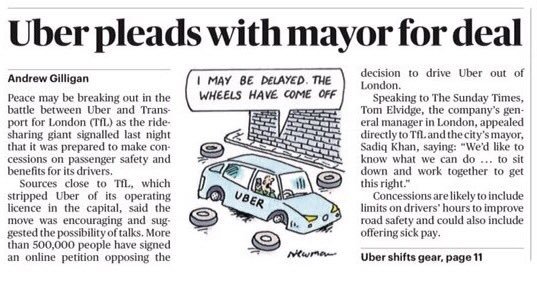 to be furious they have banned Uber from London?