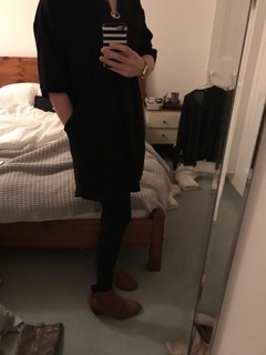 Help, it's me the 40 year old who wasn't sure about dress with boots for evening out! Urgent style advice required (pics attached!)
