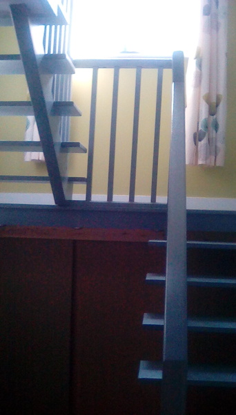 Anyone got coloured wooden stairs?
