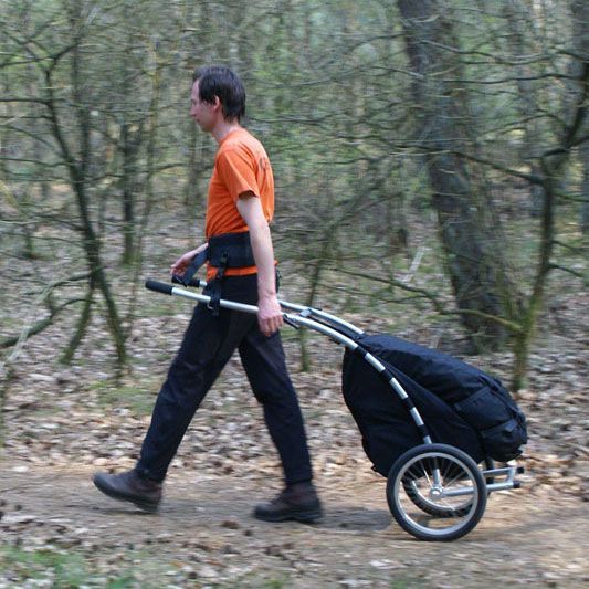 Walking/hiking trailer pram thing