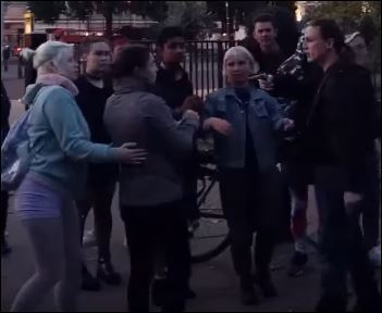 Woman attacked by transactivists at speakers corner - part deux