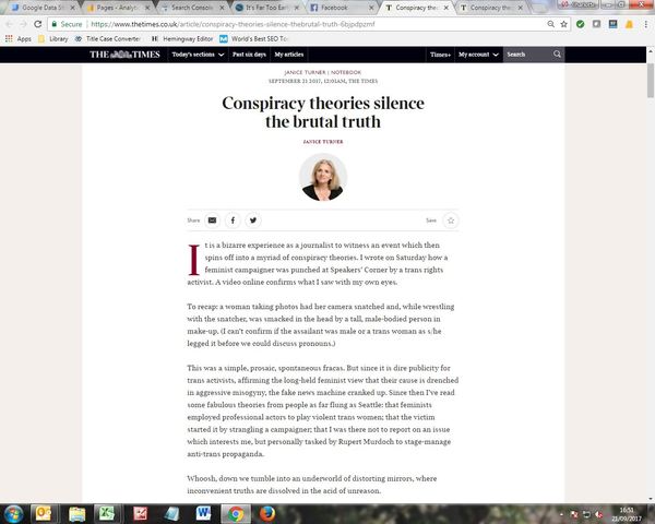 Woman attacked by transactivists at speakers corner - part deux