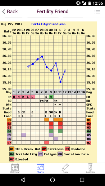 Help interpreting my chart! When did I ov??