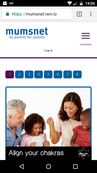 Unwanted Ad just opened up and went to a new page