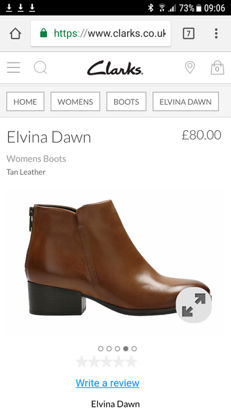 Have you seen a good dark brown ankle boot?