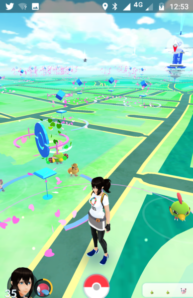 PokemonGo 13: I'm Bayleef, I'm the gardener, I walk from early dawn (to earn candy to evolve to Meganium)