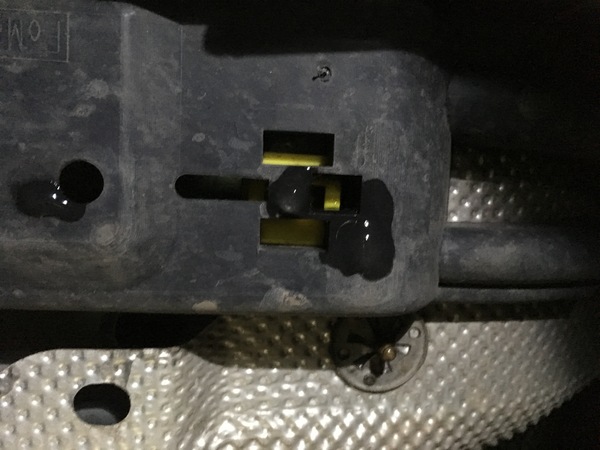 Water dripping from under their car- air con?