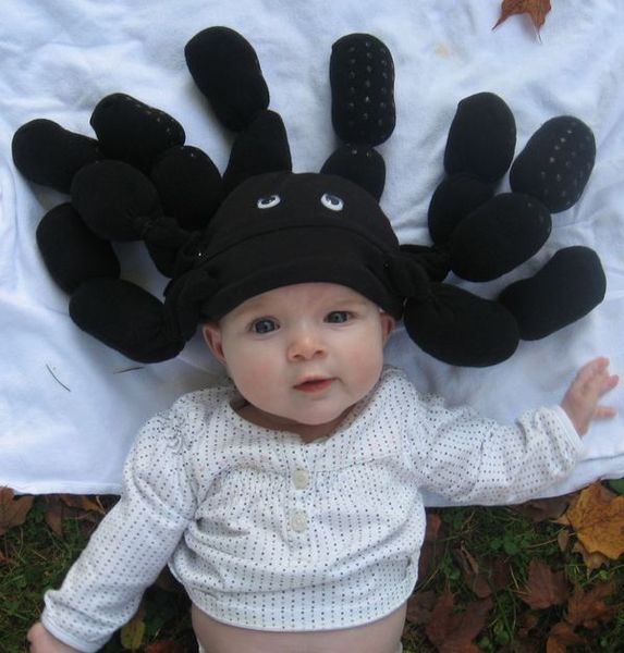 To be horrified there was a large spider on my babies head?!