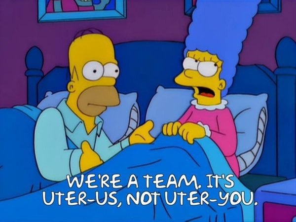 Other Half told me he doesn't want me to have an epidural
