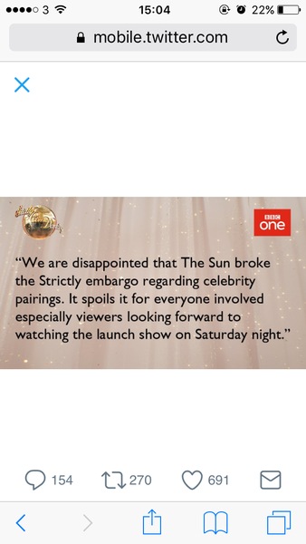 Strictly 2017 Celebs are being announced...