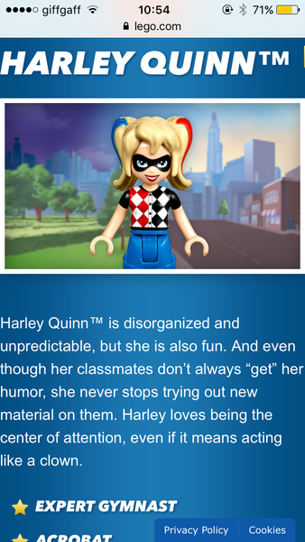 Should we let DD8 dress as Harley Quinn for Hallowe'en?
