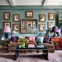 Combining pattern and texture (cushions)