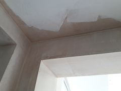 Help! Painting plaster and bad advice from builder.....