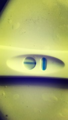 Faint positive test?
