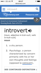IABU, about introversion