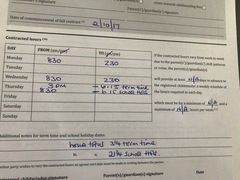 To challenge childminder on holiday charges?