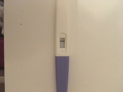 Can you see a line? Very early test
