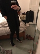 Help, it's me the 40 year old who wasn't sure about dress with boots for evening out! Urgent style advice required (pics attached!)