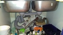 Double Kitchen Sink - Always Backing Up