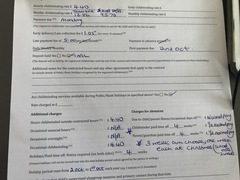 To challenge childminder on holiday charges?