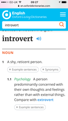 IABU, about introversion