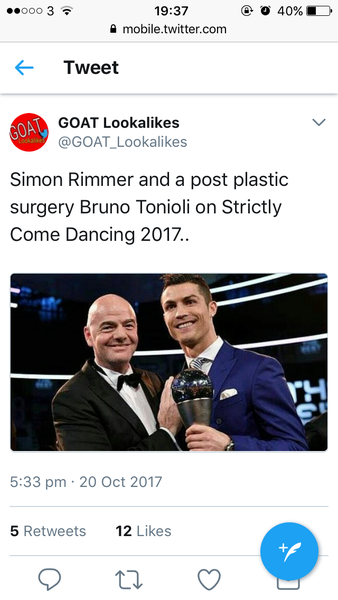 SCD 2017 #3 - Not a score Simon will be getting from Shirley!