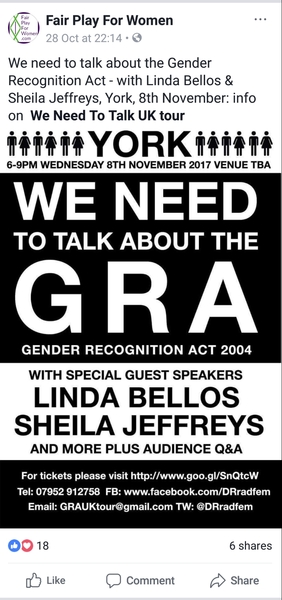 York event - We Need to Talk About the GRA