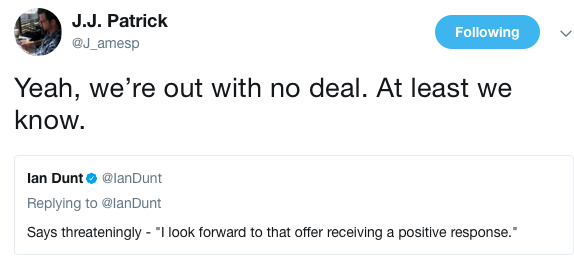 Westminstenders: Beano or Bust