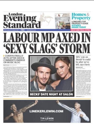 Westminstenders: Sucking up to the 'enemy'