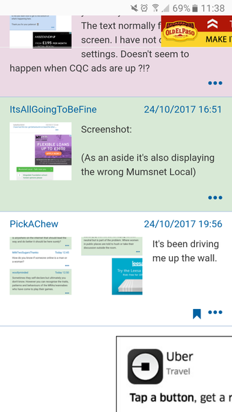Mobile site not displaying correctly (ads)