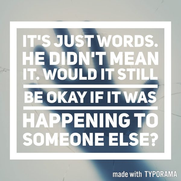 Domestic Abuse; It’s Not Okay & You Don’t Deserve It