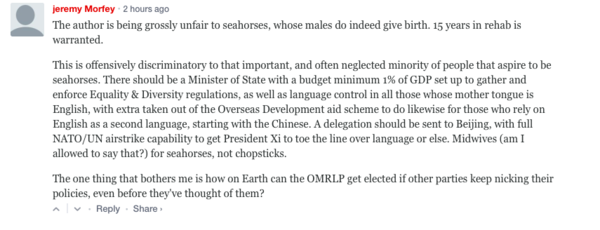 UK submission to  UN - "whatabout the pregnant men?"
