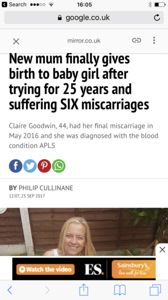 TTC after recurrent miscarriage