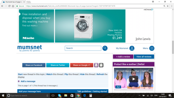 Mumsnet top of page banner