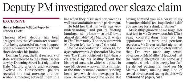 Westministenders: The Return of Parliamentary Sleaze?