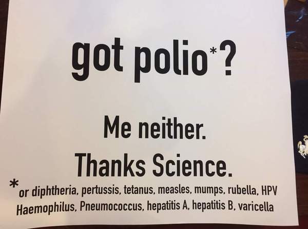 To think my friend is mad for refusing to vaccinate?