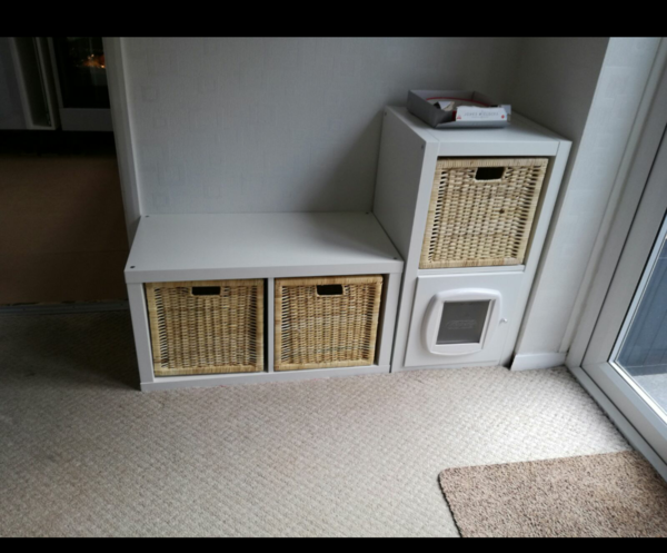 Where do you keep your cat litter tray?