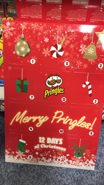 Pringles advent calendar