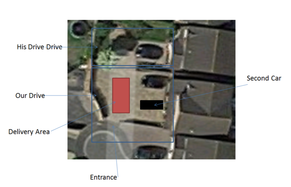 Driveway wars - picture/diagram included