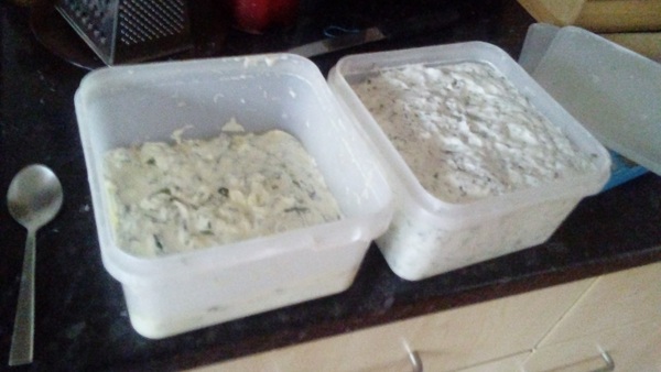Huge amount of tzatziki to use!