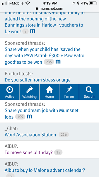 Page scrolling but active bar staying still
