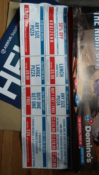 To wonder what the hell? A Domino's pizza is £20??