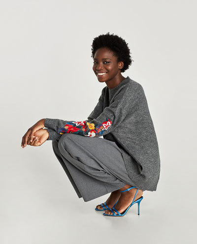 Big, snug, roll neck jumper!