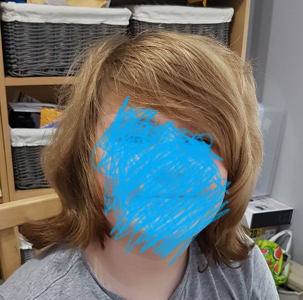 Little boys long hair