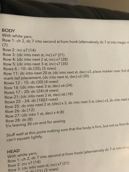 Crochet kits from Aldi