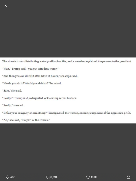 Hello Don, got a new tax cut? Trump continued