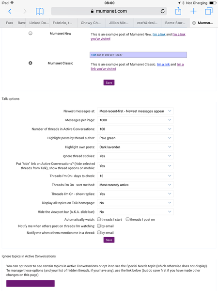 Is it possible to block a topic on MN?
